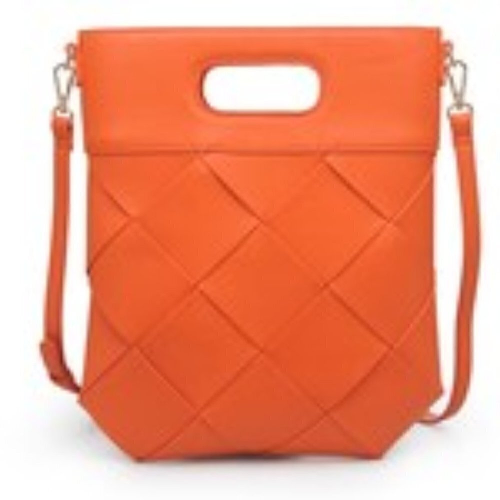 Urban Expressions Rosie Orange Crossbody Bag NWT - Picture 4 of 5